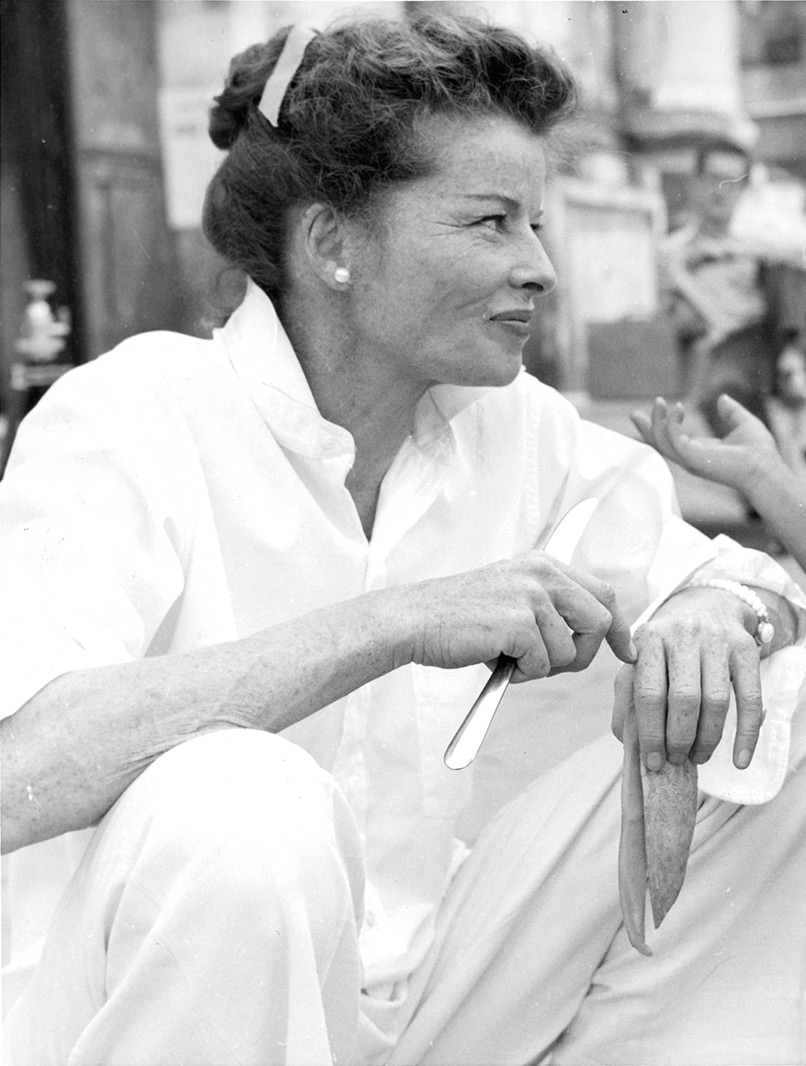 Katharine Hepburn och Gaetano Autiero, 1955 © Getty Images