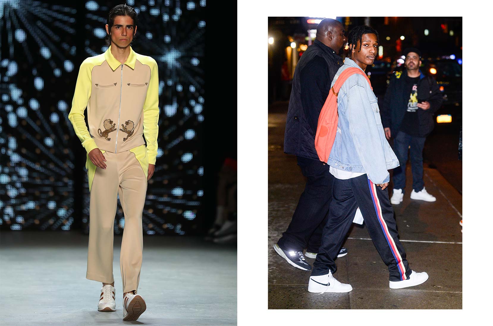 Topman Design S/S17 © Mike Marsland/Getty Images, A$AP Rocky © Ray Tamarra/Getty Images