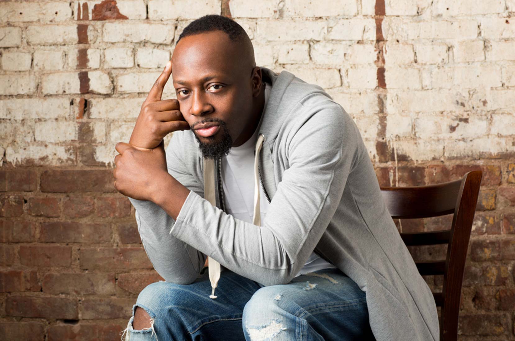 Presse foto Wyclef Katie Piper & Karl Ferguson Jr