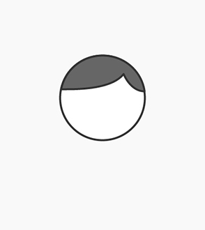 Runde Gesichtsform Herren